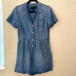 J. Crew Chambray Romper
